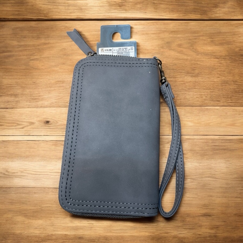 Universal ThreadCompact Gray Wallet with Multiple Compartments NWT - Picture 2 of 4